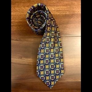 🍁END of SEASON SALE🍁JZ RICHARDS Vintage Silk Golden Brown Necktie